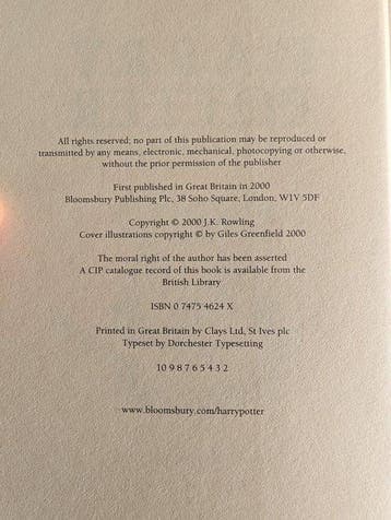 J.K. Rowling - Harry Potter and The Goblet of Fire -
