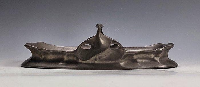 Kayserzinn - Herman Fauser - Schaal - 4503 - Tin -, Antiek en Kunst, Kunst | Designobjecten