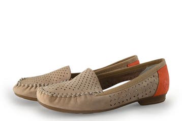 Rieker Ballerinas in maat 39 Beige, Vêtements | Femmes, Verzenden, Ballerina's