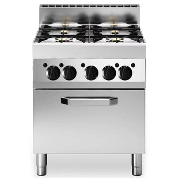 Fornuis + Oven | FUN 650 | Gas | 4 Branders (2x 3.6kW + 2x, Verzenden, Nieuw in verpakking