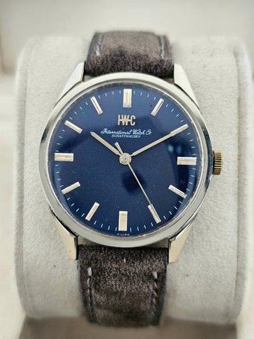 IWC - Blue Dial Cal. 89 - R 810 - Heren - 1960-1969, Handtassen en Accessoires, Horloges | Heren, Nieuw