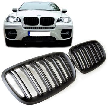 Nieren grill set | geschikt voor BMW X5 E70 en X6 E71 | Dubb, Verzenden