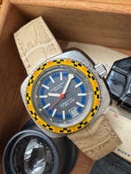 Favre-Leuba - Deep blue - yellow roulette bezel Grey / blue, Nieuw