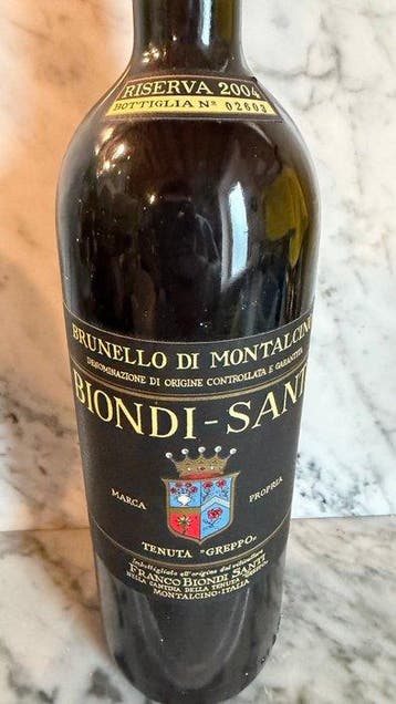 2004 Biondi Santi, Tenuta Greppo - Brunello di Montalcino, Nieuw