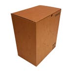 Vouwdoos 295x200x362 mm enkelgolf karton bruin fefco 0701, Ophalen of Verzenden