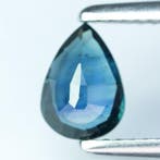 Zonder minimumprijs - 1 pcs Blauw, Groen Saffier - 1.14 ct -, Nieuw