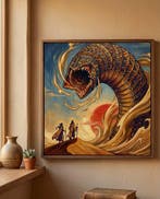 MEDSAN - Dune Sandworm ( ) - Hand Signed - UNIQUE