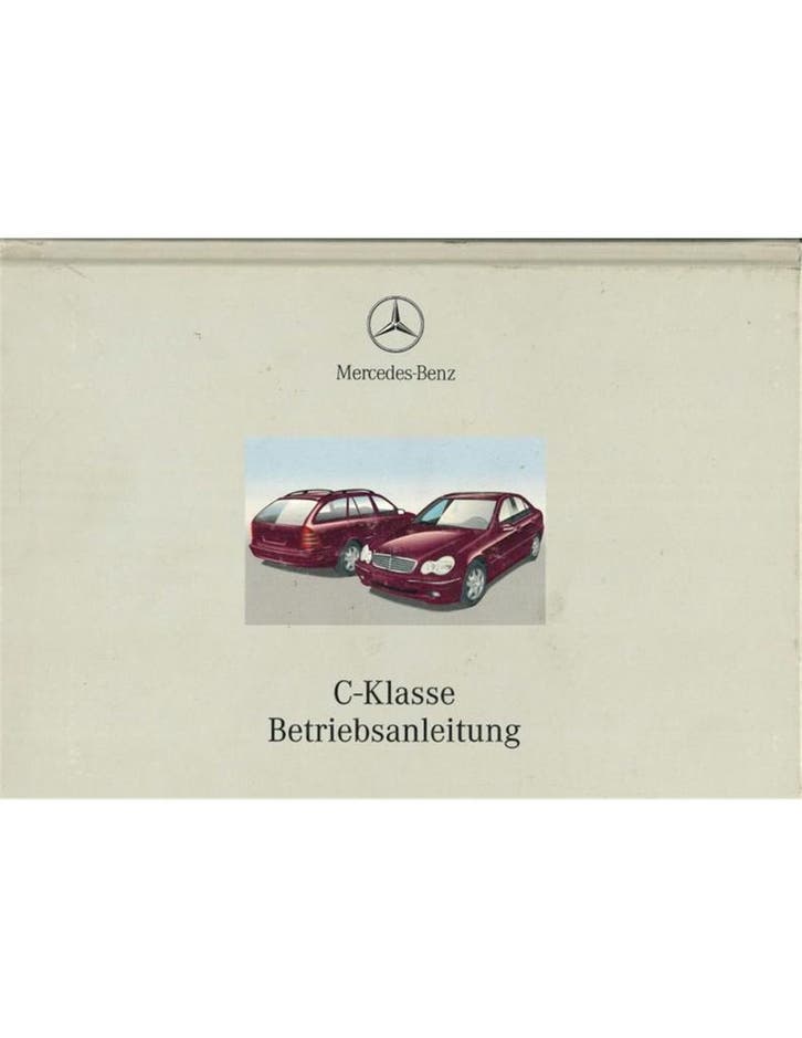 2001 MERCEDES BENZ C KLASSE INSTRUCTIEBOEKJE DUITS, Autos : Divers, Modes d'emploi & Notices d'utilisation, Enlèvement ou Envoi
