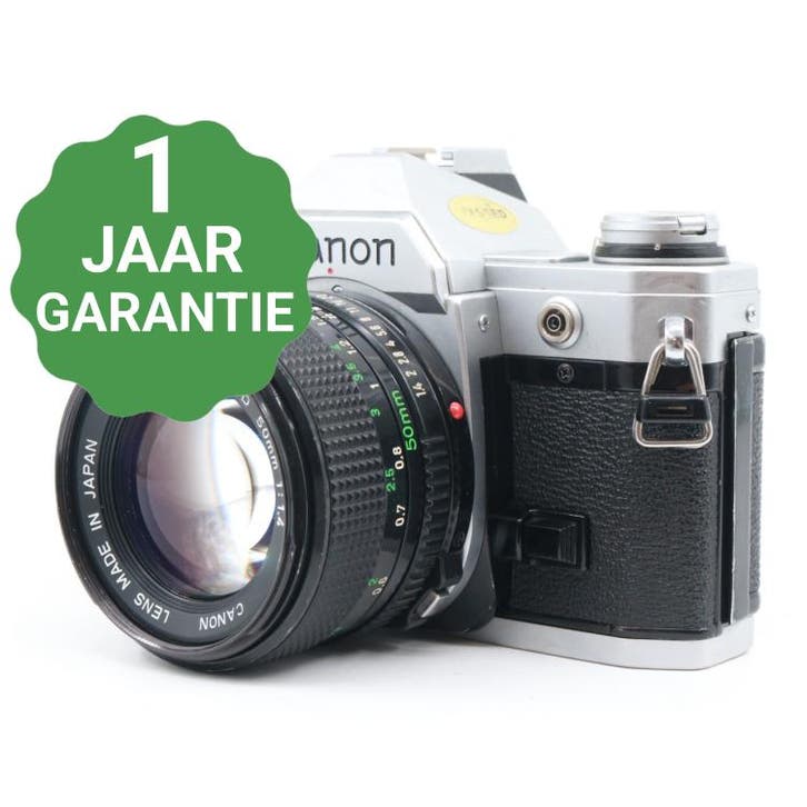 Canon AT-1 zilver + FD 50mm f/1.4 | Tweedehands, TV, Hi-fi & Vidéo, Photo | Lentilles & Objectifs, Envoi
