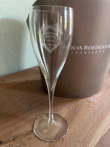Louis Roederer - Champagne koeler - acryl, Glas - with 6, Verzamelen, Nieuw