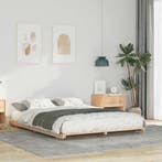 vidaXL Bedframe Bruin 140 x 220 cm Massief grenenhout, Huis en Inrichting, Slaapkamer | Bedden, Verzenden, Nieuw