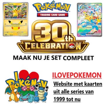 Pokemon Kaarten Cards - 30th Celebration, Verzenden, Nieuw, Losse kaart, Foil