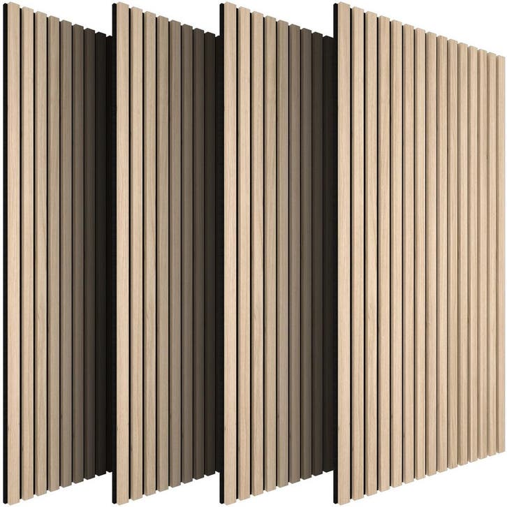 tectake Akoestische panelen Sonic Wall II houtlook - licht e, Maison & Meubles, Bureaux, Envoi