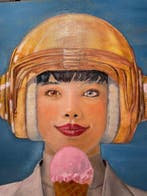 Davide Zerega - Ragazza del futuro con gelato