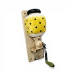 Trosser - Koffiemolen - Hout, Metaal, Aardewerk, Glas - Wand