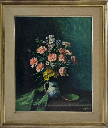 Josep Margalef (1900-1985) - NO RESERVE - El ramo rosado