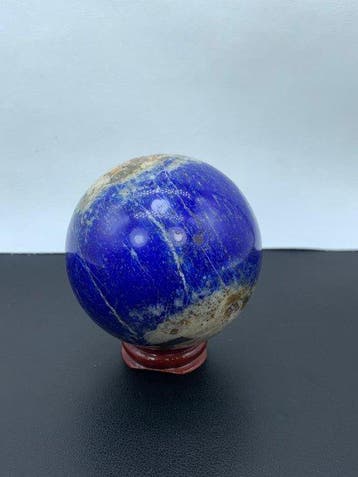 Lapis Lazuli Natuurlijk Bol - Hoogte: 70 mm - Breedte: 70