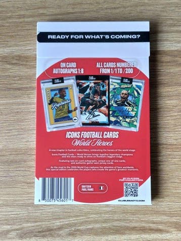 Club Legacyz Icons - World Heroes - 1 Sealed box - Near Mint
