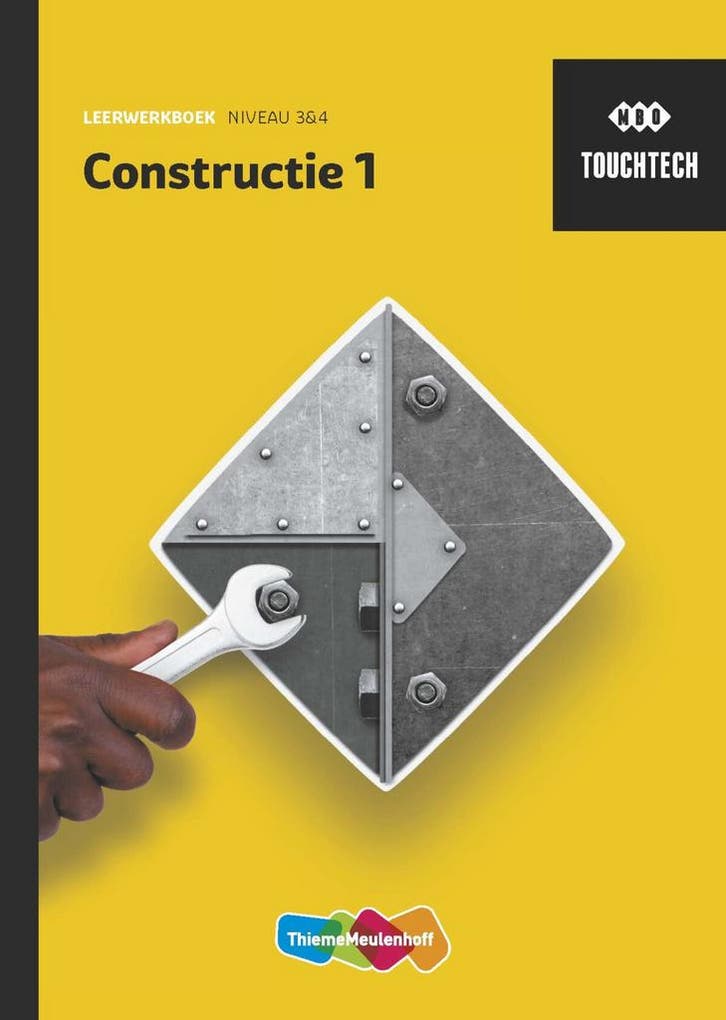 Constructie 1 Niveau 3&4 / TouchTech Leerwerkboek, Boeken, Schoolboeken, Gelezen, Verzenden