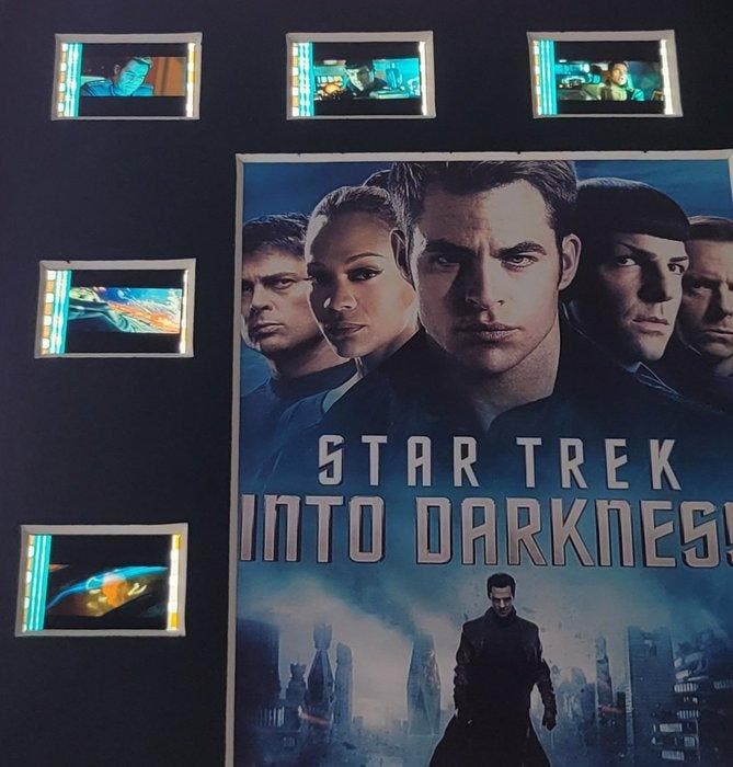Star Trek Into Darkness - Framed Film Cell Display with COA, Verzamelen, Film en Tv