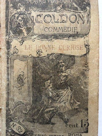 Carlo Goldoni - Rarissima edizione ottocentesca – Carlo, Antiquités & Art