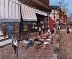 Francesco Tammaro (1939) - Street of old Paris - Belle