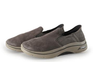 Skechers Instappers in maat 42 Grijs, Verzenden, Overige typen