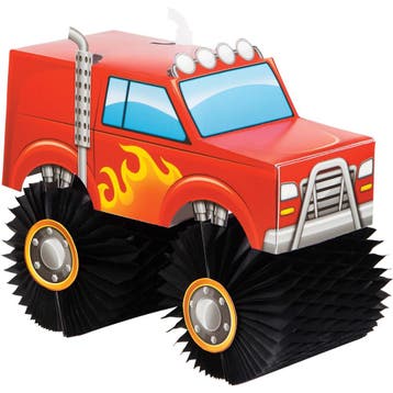 Monster Truck Tafeldecoratie 25cm, Hobby & Loisirs créatifs, Verzenden
