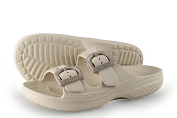 Crocs Sandalen in maat 41½ Beige, Kleding | Dames, Verzenden, Beige, Sandalen of Muiltjes, Zo goed als nieuw