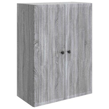 vidaXL Wandkast Grijs Sonoma 66 x 34,5 x 90 cm Bewerkt hout, Verzenden