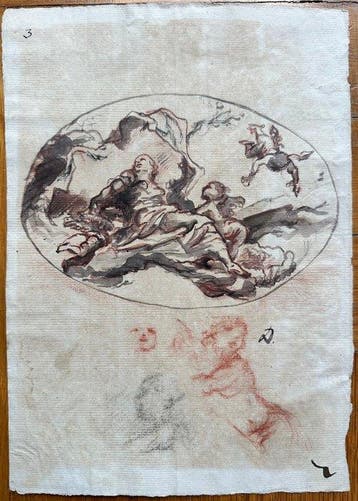 Sebastiano Ricci (1659-1734), Attribuito a - Donna con Putto