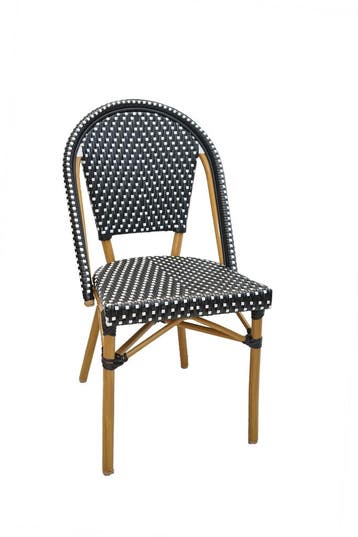 Terras Stoel Cannes (zwart), Tuin en Terras, Aarde en Mest, Ophalen