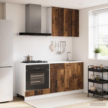 vidaXL Keukenblok KALMAR 5 st Oud hout Bewerkt hout, Verzenden, Nieuw