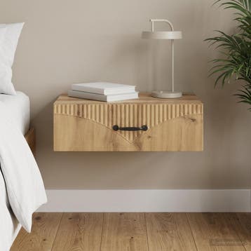 vidaXL Wandgemonteerde Zijtafel 59 x 34,5 x 17 cm Bewerkt, Verzenden