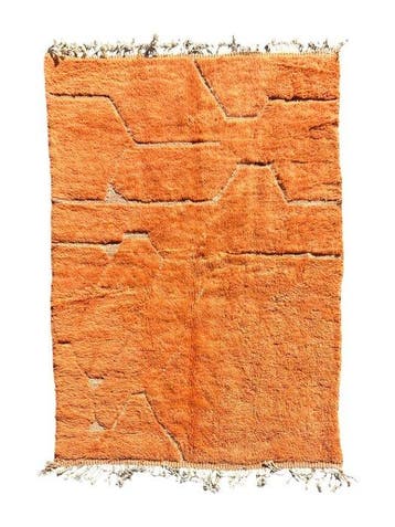 Tapis marocain orange , Tapis marocain authentique , Tapis, Maison & Meubles