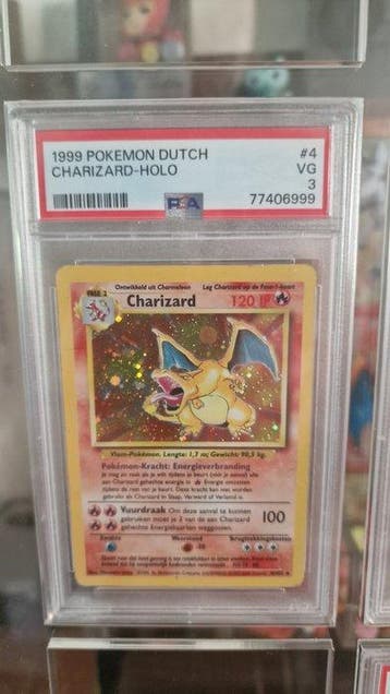 Pokémon - 1 Graded card - Dracaufeu Foil - PSA 2 - WOTC, Hobby & Loisirs créatifs