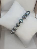 Sans prix de réserve - Bracelet Perles de Tahiti vertes de 8