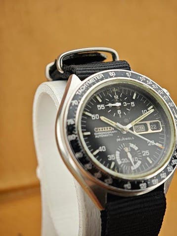 Citizen - Chronograph Automatic 23 Jewels – Ref. 67-5571 -, Handtassen en Accessoires, Horloges | Heren, Nieuw