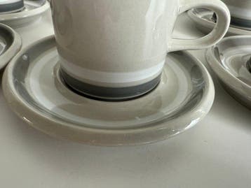 Arabia Finland - Ulla Procopé - Koffieservies (18) - Salla -, Antiek en Kunst