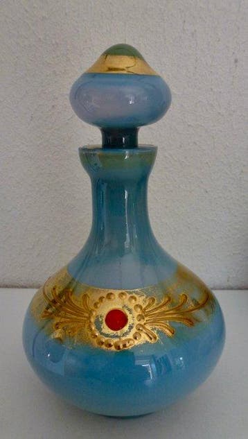 Art Deco Toiletset (3) - met Opgelegde rode Cabochons -, Antiek en Kunst