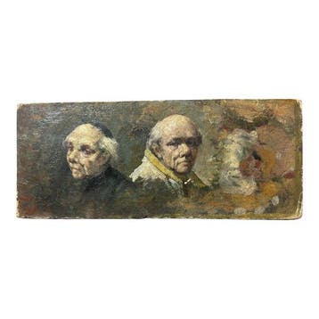 Nazzareno Sidoli (1879–1969) - Studio di Teste Virili, Antiek en Kunst