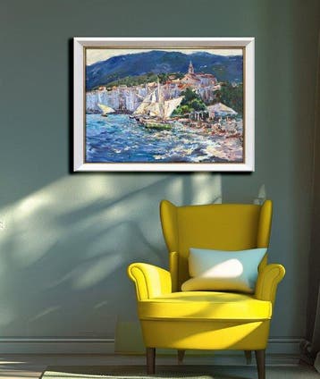 Vitaly Leshukov - Atardecer en Cadaqués