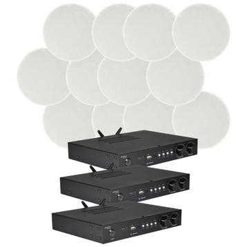 Adastra Smart Pack Multiroom 3 Wifi-versterkers 6 Zones 12, Nieuw