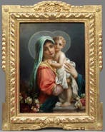 Hans Zatzka (1859-1945) - Madonna with Jesus child