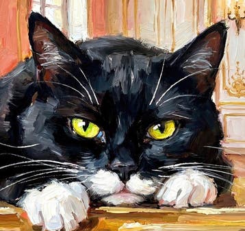 Kleury.art - [XL Canvas] The Fireplace Attendant” by