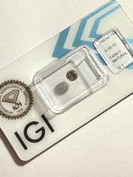 1 pcs Diamant (Natuurlijk) - 0.50 ct - Rond - SI1 -, Nieuw