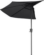 2dekans | LifeGoods Balkon Parasol - Tuin - 270x135 cm -, Tuin en Terras, Parasols, Ophalen of Verzenden, Nieuw