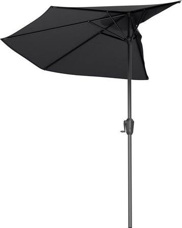 2dekans | LifeGoods Balkon Parasol - Tuin - 270x135 cm -, Ophalen of Verzenden, Nieuw