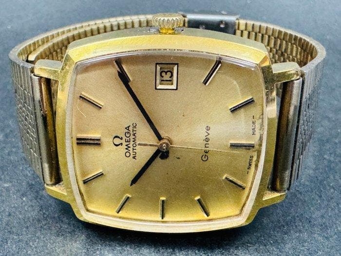 Omega - Genève - 162.0042 - Heren - 1973, Handtassen en Accessoires, Horloges | Heren