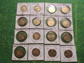 Europa. 2 Euro 2020/2025 (16 coins) (Zonder minimumprijs)
